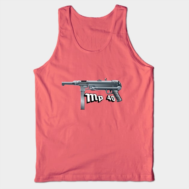 MP40 Tank Top by theanomalius_merch